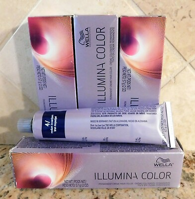 #ad Wella Illumina Permanent Cream Hair Color 2 oz. U Pick The Color $7.64