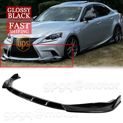 #ad For Lexus IS250 IS350 F Sport 2014 16 GT Style Painted Front Bumper Lip Splitter $69.99
