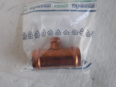 #ad Banninger Conex press copper Tee 1 1 4quot; P x 1 1 4quot;P x 1 2quot;P $22.98