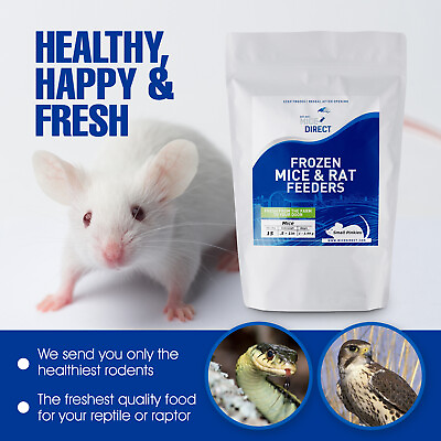 #ad Combo Pack Frozen Feeder Rats: 5 Pups 5 Weans FREE Samp;H MiceDirect $104.97