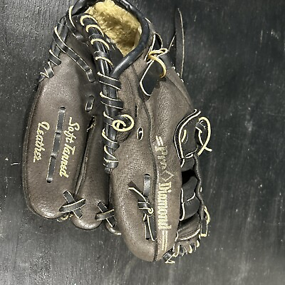 #ad Cooper Baseball Glove Pro Diamond Series RHT Leather Soft Tanned 211 $8.99