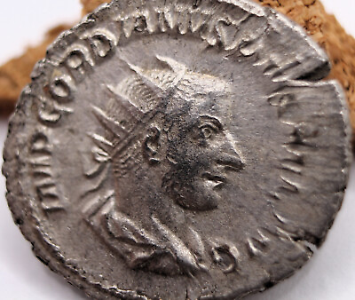 #ad Roman Imperial Gordian III AR Antoninianus 243 244 CE Fortune Returns $69.99