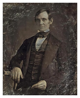 #ad PRESIDENT ABRAHAM LINCOLN FIRST KNOWN PHOTOGRAPH 1846 8X10 PHOTO $8.49