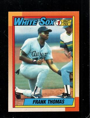 #ad 1990 TOPPS #414B FRANK THOMAS NMMT RC WHITE SOX COR FDP HOF $10.99