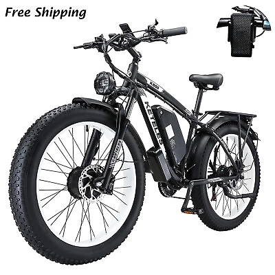 #ad 2000W E Bike K800 Electric Bicycle 26quot; FatTire 48V 23Ah Dual Motor 35MPH KETELES $1200.00