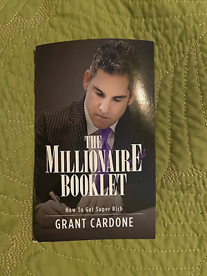 #ad The Millionaire Booklet Paperback By Grant Cardone Brand New $8.60