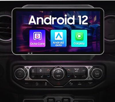#ad 10.33quot; Car Radio For Jeep Wrangler JL Gladiator 2018 2021 GPS Nav Stereo 8G128G $259.99