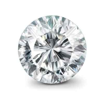 #ad 1ct Man Made Round Diamond H Grade FL Clarity X5 $199.99