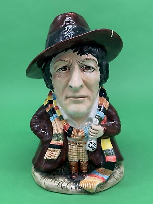 #ad Dr. Who Toby Jug The Doctor #4 Tom Baker c.1985 Ltd Ed. of 750 9.5quot; $150.00