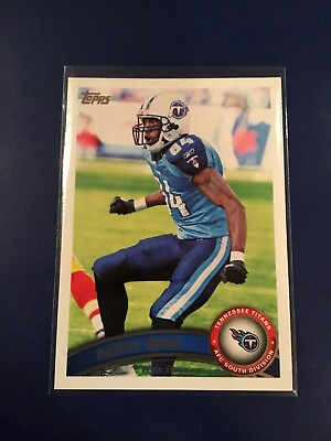 #ad 2011 Topps # 258 RANDY MOSS Vikings Tennessee Titans Hot 🔥🔥$$ $4.45
