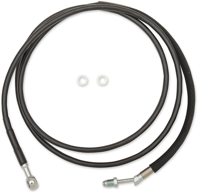 #ad Drag 76 1 8quot; Black 4 Extended Hydraulic Clutch Cable Harley Touring FLH 17 $82.95