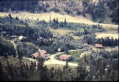 #ad 1966 Aerial View Homes Road Foothills Colorado Ektachrome 35mm Color Slide $3.50