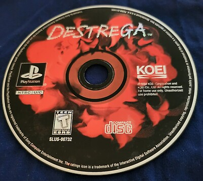 #ad Destrega PS1 Disc Only VERY RARE AND TESTED Good Condition $22.00