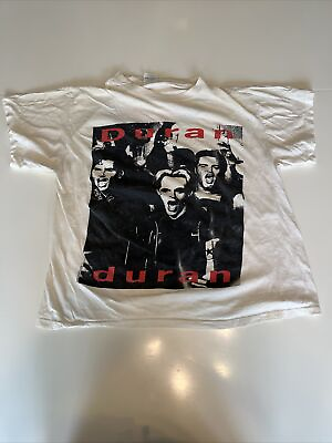 #ad Duran Duran Vintage Double Sided Shirt X Large Rare 80#x27;s Pop $40.00