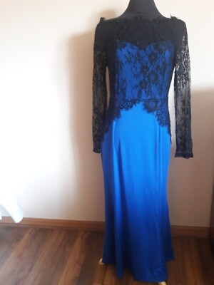 #ad long mermaid gown with lace top $15.00