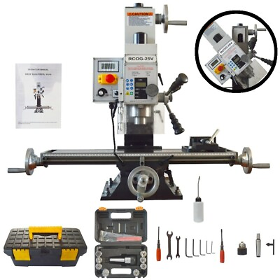 #ad Multi function Precision Bench Drilling and Milling Machine 110V 1100W Brushless $1857.60