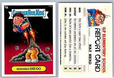 #ad 2013 Topps Garbage Pail Kids Brand New Series 3 GPK Card Doomed Diego 175b $1.99