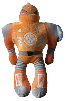 #ad Sugar Loaf Kellytoy Yellow Orange Robot Plush Toy Stuffed Animal 14quot; $19.98