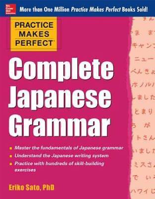 #ad Practice Makes Perfect Complete Japanese Grammar Practice Makes Perfect GOOD $5.93