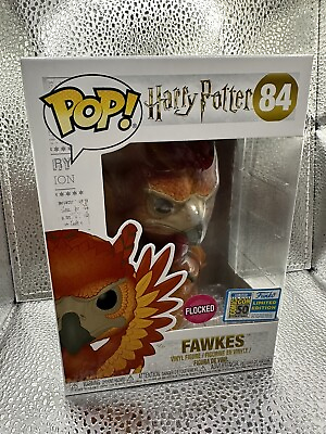 #ad Funko Harry Potter Flocked Fawkes SDCC Exclusive 2019 Pop #84 $49.99