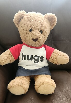 #ad Build a Bear Timeless Teddy with HUGS t shirt denim skirt. SPOTLESS $14.99