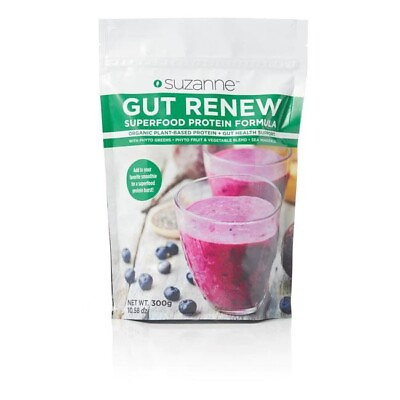 #ad Suzanne GUT RENEW Superfood Formula Gut Health Organic Plant Based Exp 10 24 $28.00