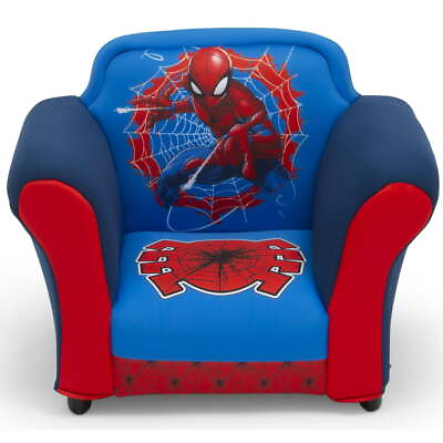 #ad Marvel Spider Man Toddler Boy Cozy Upholstered Chair Sculpted Little One Swing $146.95