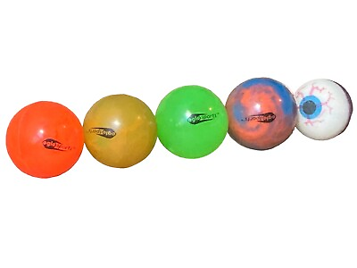 Oglo Sports Glow in the Dark Mega Bounce Balls Set of 4.l With bonus Eye Ball $8.99