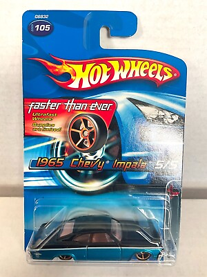 #ad Hot Wheels 1965 CHEVY IMPALA 2005 Red Lines #105 FASTER THAN EVER FTE Muscle $24.00