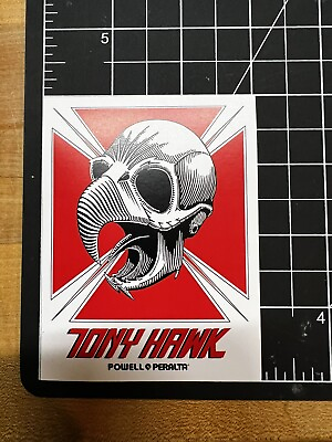 #ad Powell Peralta Tony Hawk Skateboard Sticker CLASSIC. BIGGER SIZE 3”x4” $3.90