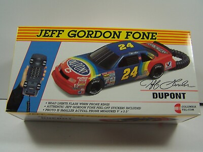 #ad Vintage Jeff Gordon Dupont Fone Telephone Phone Nascar Never used $19.99
