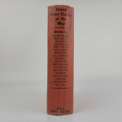 #ad Great Short Stories of the War 1914 18 England France Germany America Pub 1930 $83.35