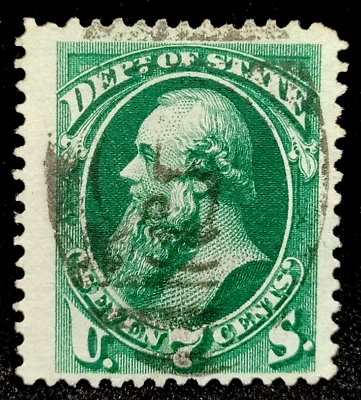 #ad MATT#x27;S STAMPS US SCOTT #O61 7 CENT STATE DEPT OFFICIAL STAMP USED CV$65 $27.72