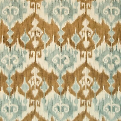 #ad Home Decor Ikat Kilim LAGOON Drapery Curtain Upholstery Pillow Sewing Fabric BTY $15.99