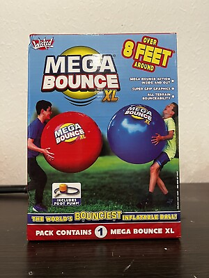 #ad #ad Mega Bounce XL The World#x27;s Bounciest Inflatable Ball Super Grip Graphics $14.99