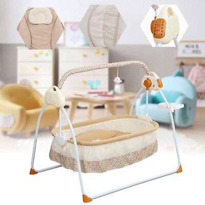 Electric Cradle Infant Rocker Baby Swing Seat Chair Bassinet Bouncer Baby Crib $105.00