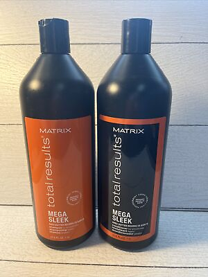 #ad #ad Matrix Total Results Mega Sleek Shampoo and Conditioner Sealed 33.8 oz Each $52.00