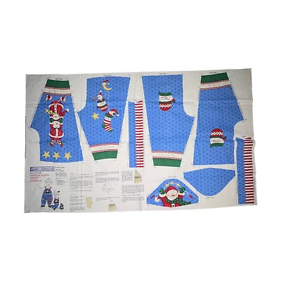 #ad Brand New Daisy Kingdom Swingn Santa Infant Overalls Fabric 6 12 24 Mo Christmas $19.99