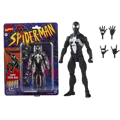 #ad 6 inch Spider Man Symbiote Marvel Legends Retro Spiderman Action Figure Gift US $26.99