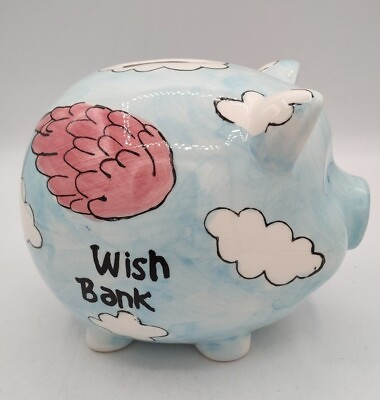 #ad Wish Bank Piggy Ceramic Bank with Stopper $13.99