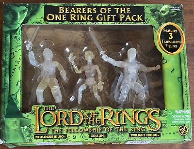 #ad 2 Lord of the Rings Fellowship Ring Bearers Of The One Ring 3 Figure Set New Lot $26.99