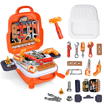 #ad kids Tool Workbench Accessories Pretend Play Toy Kit Electric Drill Hammer x $17.99