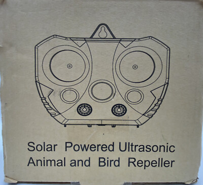 #ad Solar Powered Ultrasonic Animal And Bird Repeller NEW $12.99