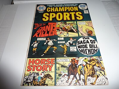 #ad CHAMPION SPORTS #3 DC Comics 1973 Bronze Age FN 6.5 Complete Copy $3.49
