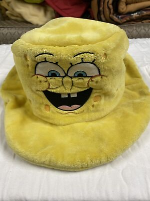 #ad #ad SpongeBob Plush Top Hat Rare Nickelodeon Universe $16.00