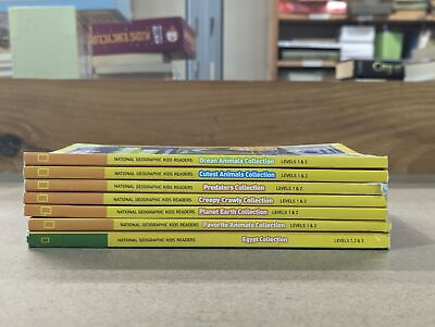 #ad Lot of 7 National Geographic Kids Readers Levels 1 2 4 Books in 1 $54.95