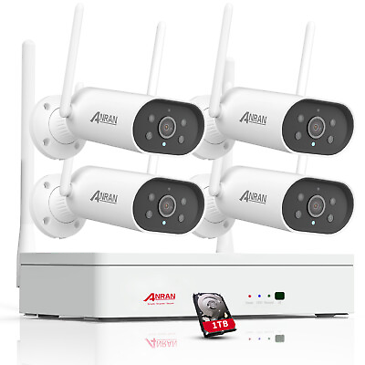 #ad Home Security Camera System 4K WiFi CCTV With 13quot;Monitor 1TB Wireless 2way Audio $94.99