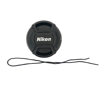 #ad Nikon Snap On Lens Cap Rope Front Lens Cap 49 52 55 58 62 67 77 82mm $0.99