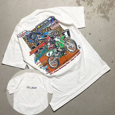 #ad NOS Vintage 2000 Glen Helen Motocross Pro National T shirt Cotton Unisex Allsize $23.99