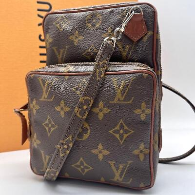 #ad Louis Vuitton Monogram Mini Amazon M45238 Shoulder Bag Brown Womens Authentic $374.30